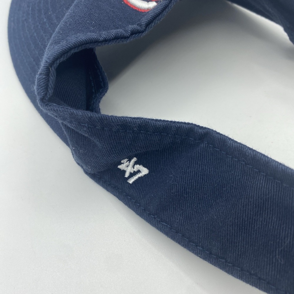 Washington Nationals Baseball Visor W/ Embroidered Logo Navy Blue Brim - Picture 3 of 4